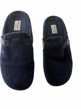 Earth Origins Jenna Clogs Navy Blue Women’s Slip-On Shoes Felt Upper size 7